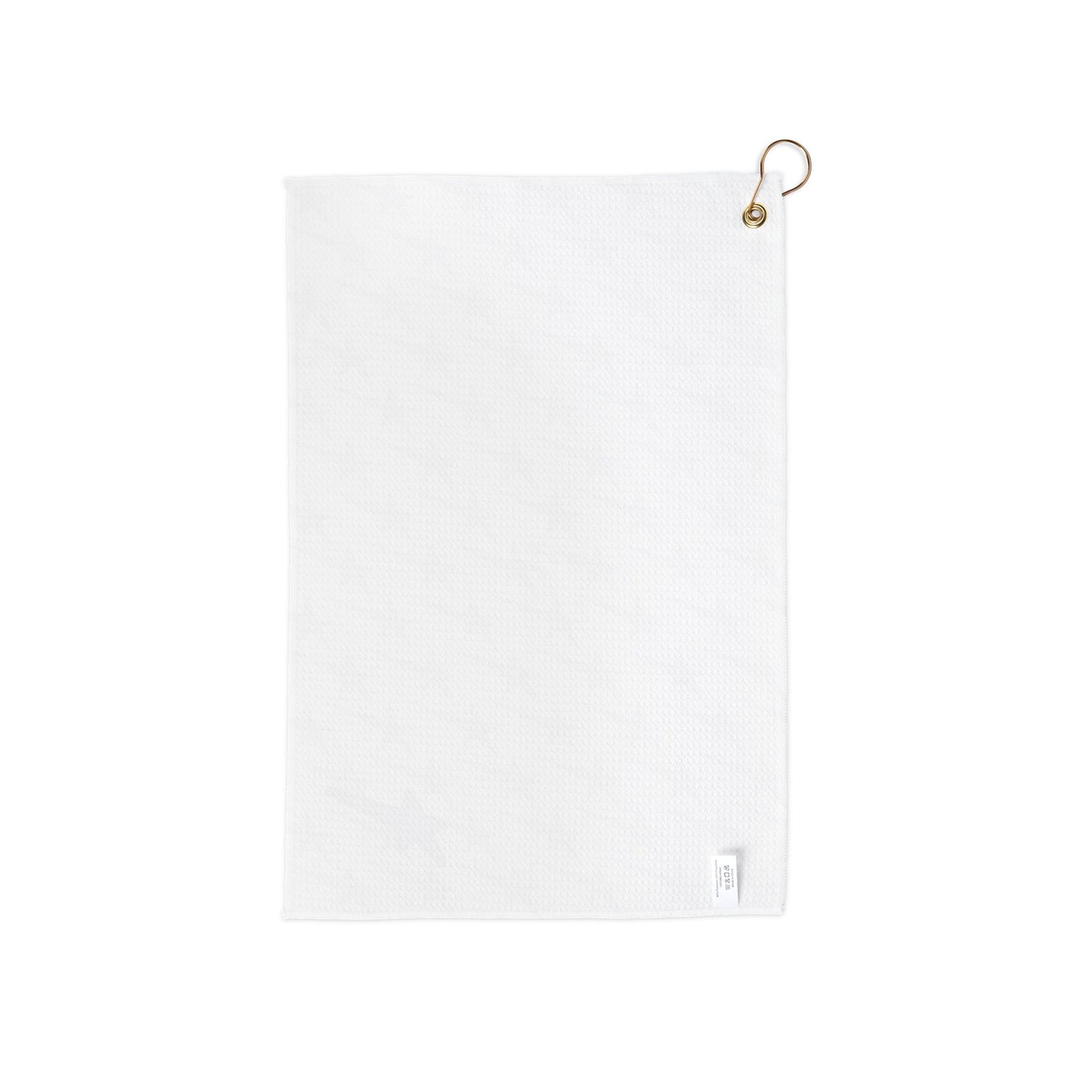 Bling Golf Towel with Bling Star Pattern & Embroidered Star-logo - Lightweight Microfiber with Grommet Clip