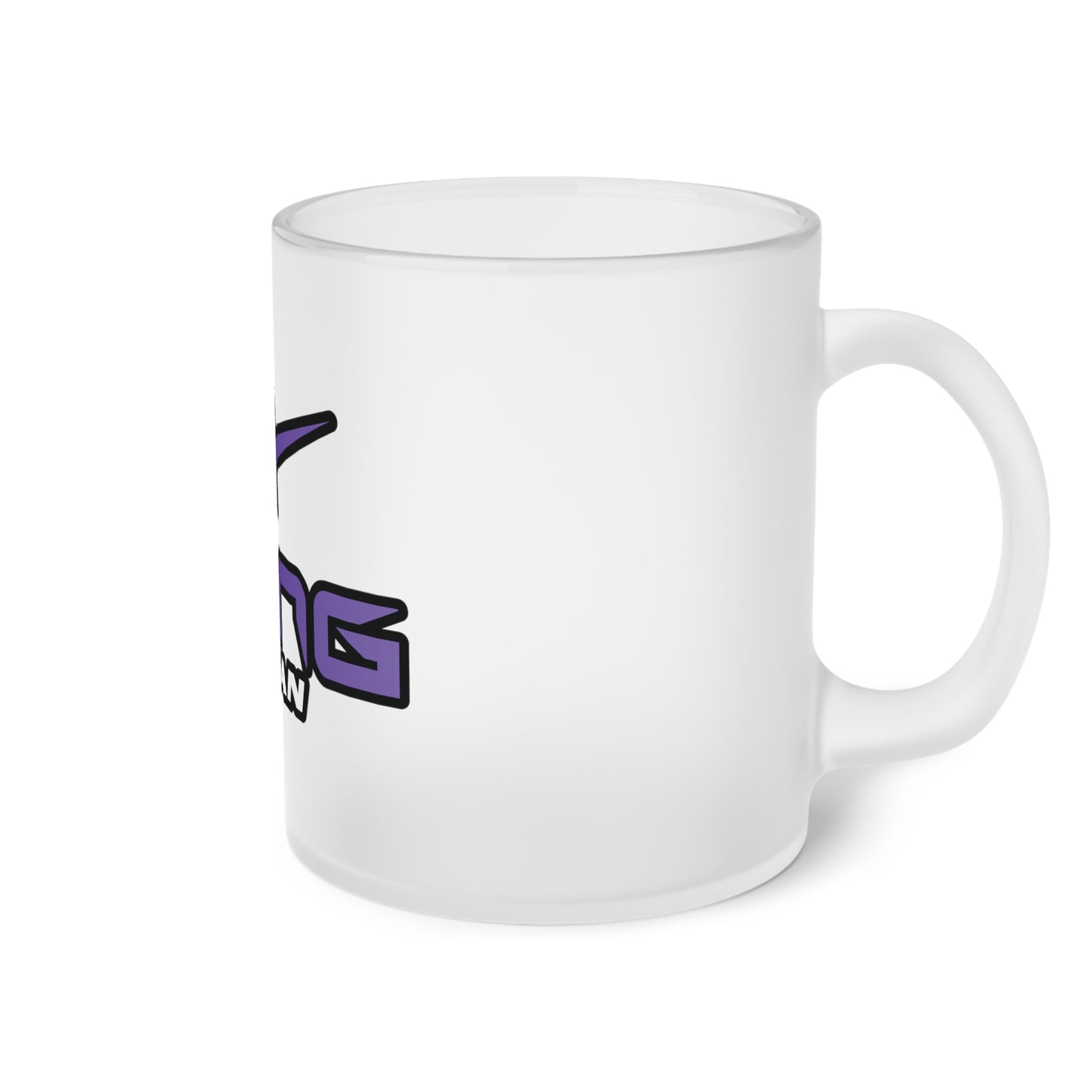 Bling Clean Frosted Glass Mug, 11 oz