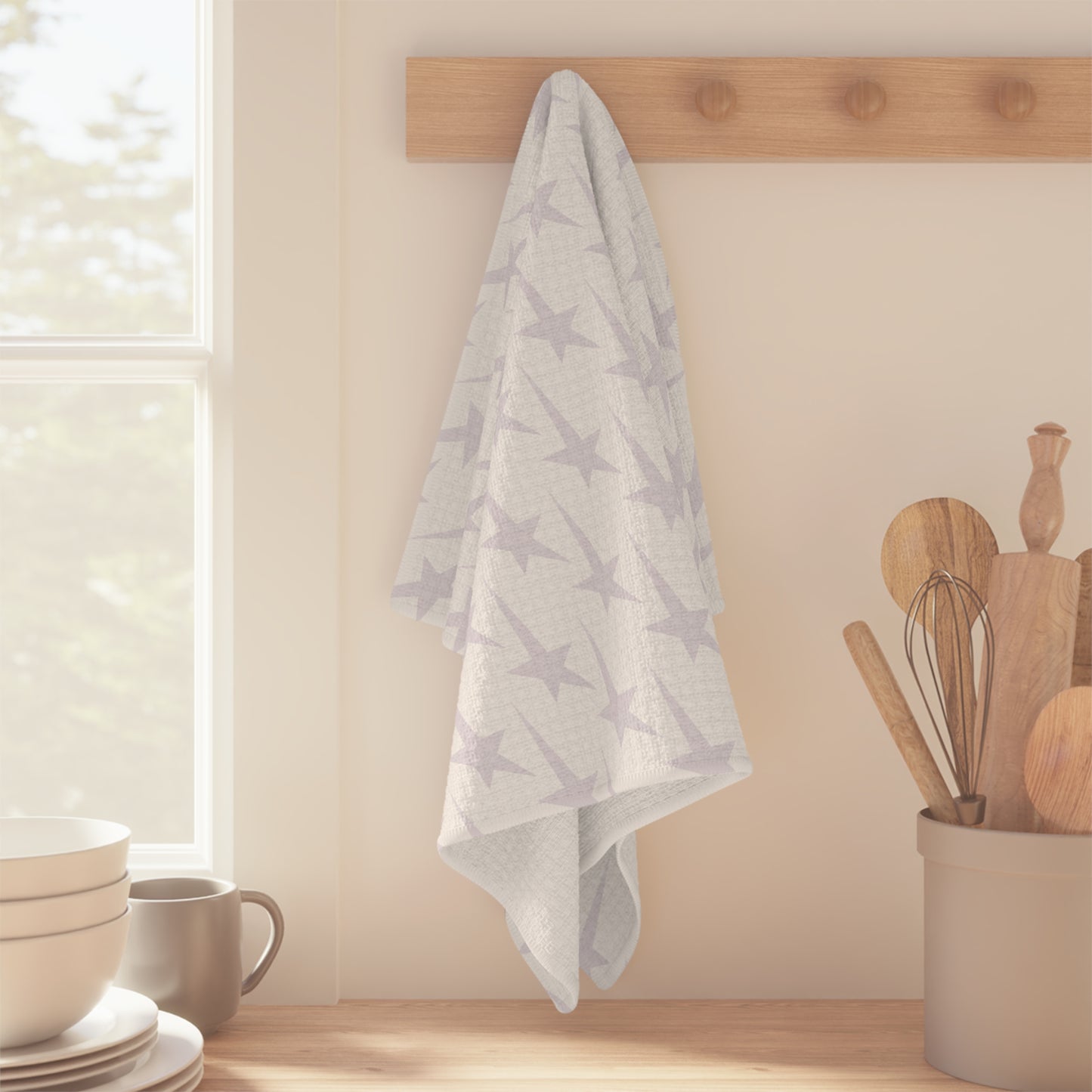 Bling Star Pattern Microfiber Bling Towel