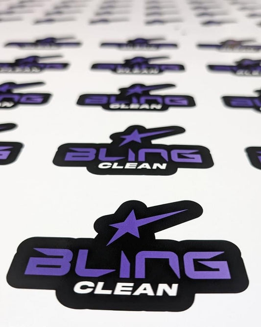 Vinyl Bling Clean Logo Sticker